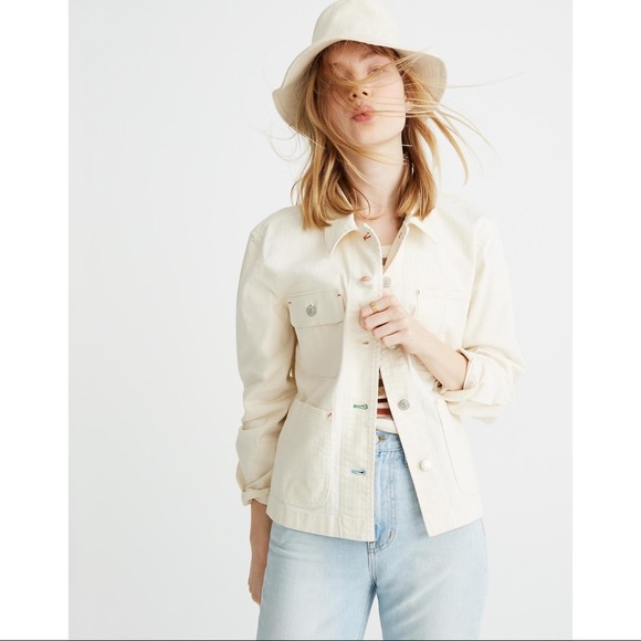 NWT Madewell Cropped Chore Jacket - Picture 2 of 4